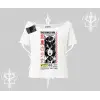 Kayık Yaka Tshirt Anime Devils Girl Japanese Style Baskılı