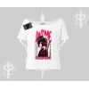 Kayık Yaka Tshirt Anime Girlfriend Kırmızı