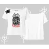 Kayık Yaka Tshirt Crowned Lion Rock Authority Myth
