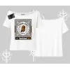 Kayık Yaka Tshirt Fossilized Skull Underground Archive