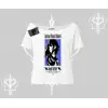 Kayık Yaka Tshirt Oversize Anime Kız Baskılı