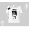 Kayık Yaka Tshirt Punk Rock Chaos Skeleton Riot