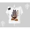 Kayık Yaka Tshirt Ramen Lover Kedi Anime Baskılı