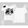 Kayık Yaka Tshirt Skull Impact Bone Chilling Street Icon