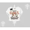 Kedi Baskılı Cant Busy Napping Y2K  Babby Tee Tshirt