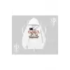 Kedi Baskılı Cant Busy Napping Y2K Kapşonlu Sweatshirt