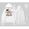 Kedi Baskılı Cant Busy Napping Y2K  Kapşonlu Sweatshirt
