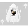 Keep Calm Yazılı Kedi Baskılı Streetwear Kapşonlu Sweatshirt