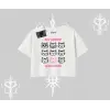 Kitti Sweet Mini Logo Baskılı Kapşonlu Sweatshirt
