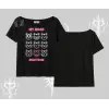 Kitti Sweet Mini Logo Baskılı Kolsuz Tshirt