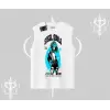 Kolsuz Tshirt Anime Cyberpunk Kız Baskılı