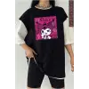 Kuromi Siyah Oversize Çift Renk
