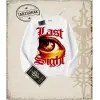 LAST SIGHT Oversize Unisex Bisiklet Yaka Sweatshirt