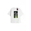 Learn Baskılı Oversize Kalıp Unisex T-shirt