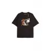 Learn Baskılı Oversize Kalıp Unisex T-shirt