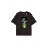 Learn Baskılı Oversize Kalıp Unisex T-shirt