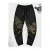 LEGND Eagle Print Drawstring Waist Eşofman Altı