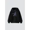 Lost Souls Baskılı Oversize Unisex Premium Siyah