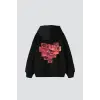 Love Baskılı Oversize Unisex Siyah