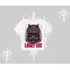 Lucky Cat Japon Tarzı Kedi Baskılı Babby Tee Tshirt