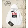 LUCKYDAY Oversize Unisex Kapşonlu Sweatshirt
