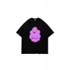 Lumpy Space Princess Baskılı Oversize Unisex Siyah