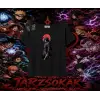 Madara Uchiha Naruto Anime Karakteri Kadın Kayık Yaka Tişört Beyaz