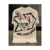 Make Yours Unique Baskılı Oversize Unisex Pamuk