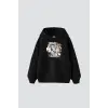 Marilyn Monroe Baskılı Oversize Unisex Siyah