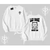 Meditasyon Yapan Kedi Baskılı Biskilet Sweatshirt