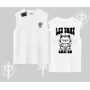 Meditasyon Yapan Kedi Baskılı Kolsuz Tshirt