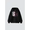 Mental Health Baskılı Oversize Unisex Siyah