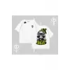 Meowsic Purrfect Kedi Arka Baskılı Oversize Tshirt