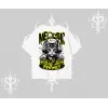 Meowsic Purrfect Kedi Arka Baskılı Oversize Tshirt