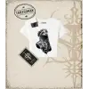 METALLIC GRAPHIC   Kadın Baby Tee