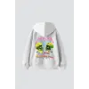 Metallica Skull Baskılı Oversize Unisex Premium Beyaz