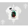 Midnight Petals Kedi Baskılı Babby Tee Tshirt