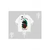 Midnight Petals Kedi Baskılı Oversize Tshirt