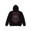 Mighty Fall Siyah Oversize Unisex Kapüşonlu Sweatshirt Hoodie