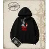 MIKE Oversize Unisex Kapşonlu Sweatshirt
