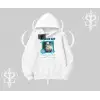 Missing Cat Baskılı Kapşonlu Sweatshirt