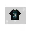 Missing Cat Baskılı Oversize Tshirt