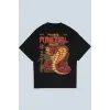 MMA Siyah Oversize Unisex T-shirt