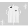 Modern Kedi Temalı Arka Baskılı Kolsuz Tshirt