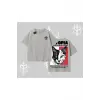 Modern Kedi Temalı Arka Baskılı Oversize Tshirt