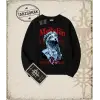 MOLTSKIN   Oversize Unisex Bisiklet Yaka Sweatshirt