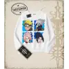 Naruto Anime Baskılı Oversize Unisex Bisiklet Yaka Sweatshirt