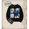 Naruto Anime Baskılı Oversize Unisex Bisiklet Yaka Sweatshirt