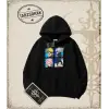 Naruto Anime Baskılı Oversize Unisex Kapşonlu Sweatshirt