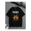 Nasa Baskılı Oversize Unisex T-Shirt